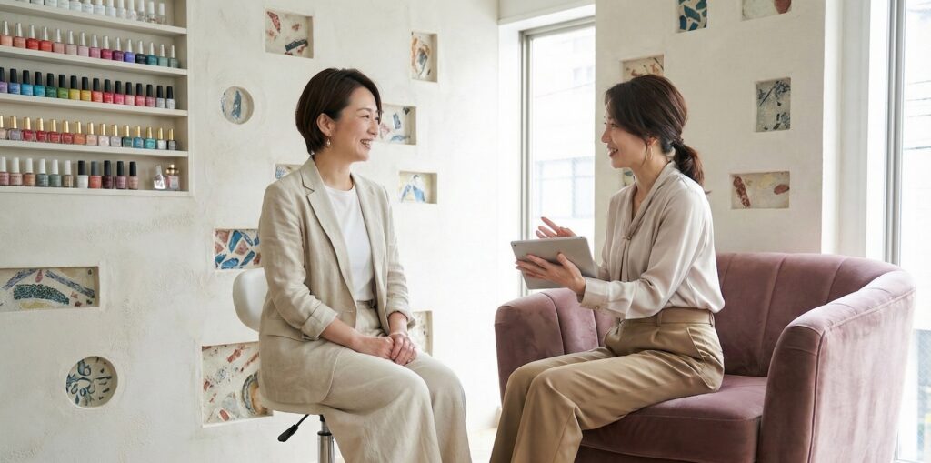 40代・50代のお客様に刺さるネイルサロンホームページの作り方