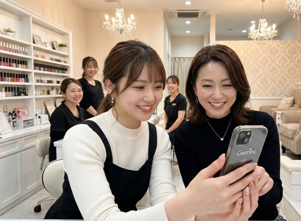 ネイルサロンの集客・接客が変わる|Google Gemini(ジェミニ)実践ガイド5ステップとChatGPTとの使い分け | 株式会社KONDA ネイルサロンの集客・接客が変わる|Google Gemini(ジェミニ)実践ガイド5ステップとChatGPTとの使い分け